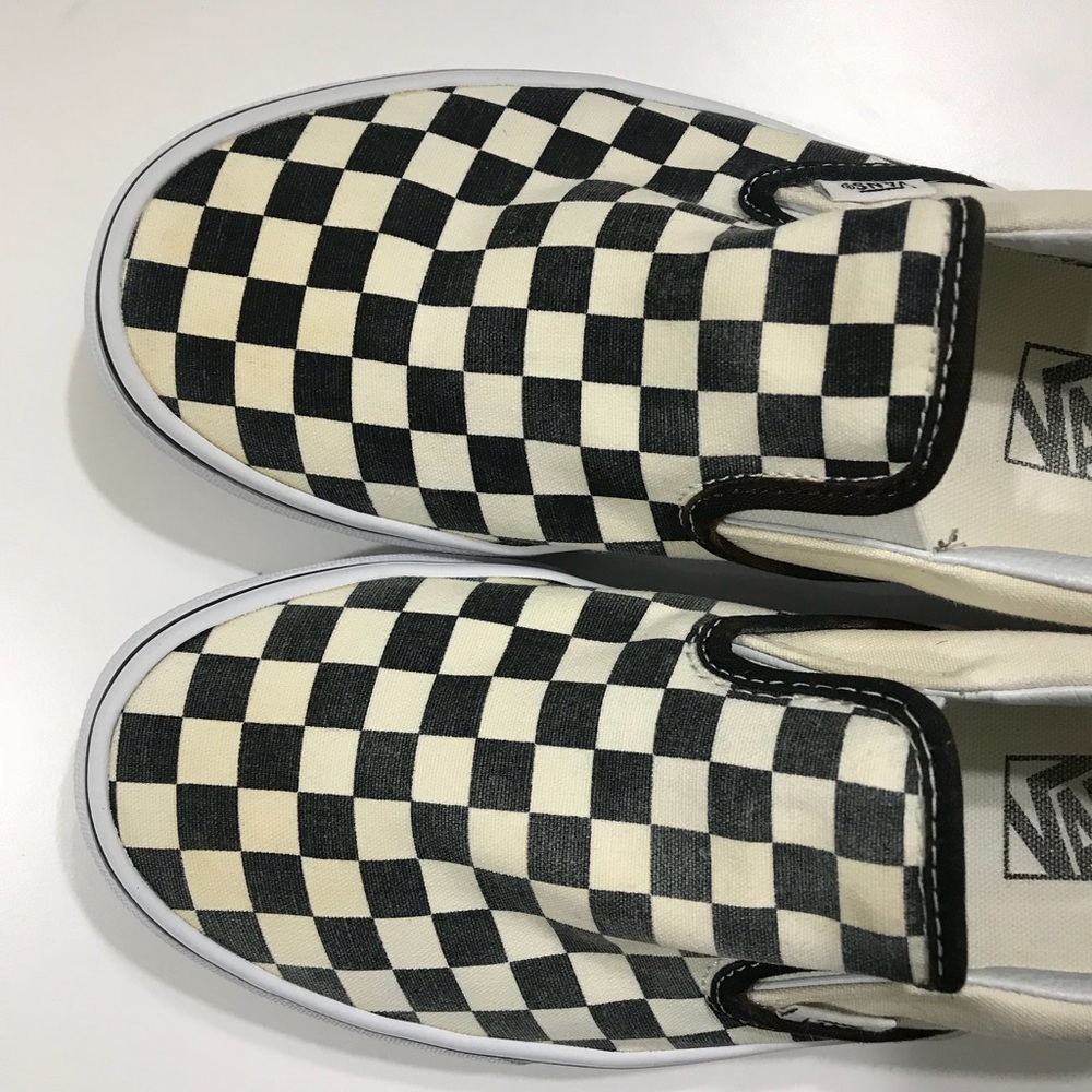 Checkerboard Vans - Picture 3 of 8